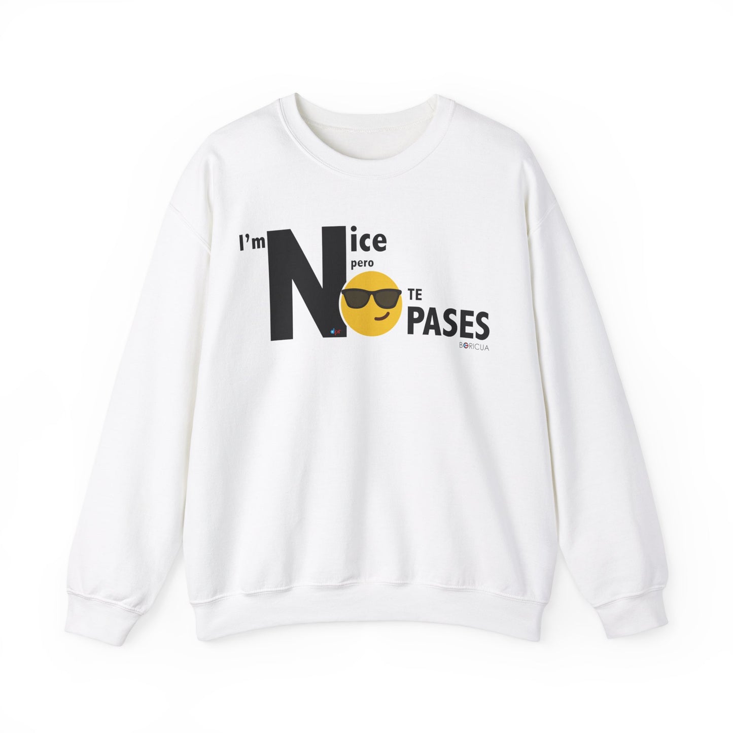 I'm Nice Boricua Unisex Heavy Blend™ Crewneck Sweaters