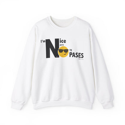 I'm Nice Boricua Unisex Heavy Blend™ Crewneck Sweaters