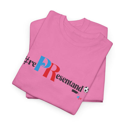RePResentando Soccer Ball Unisex Heavy Cotton Tee