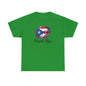 Puerto Rico Volleyball Flag | Unisex Heavy Cotton T-Shirt