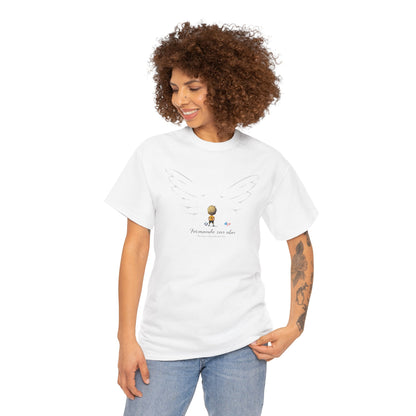 "Formando sus Alas" Soccer Player Unisex Heavy Cotton Tee