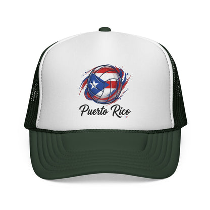 Puerto Rico Volleyball Flag  Trucker Caps FREE SHIPPING
