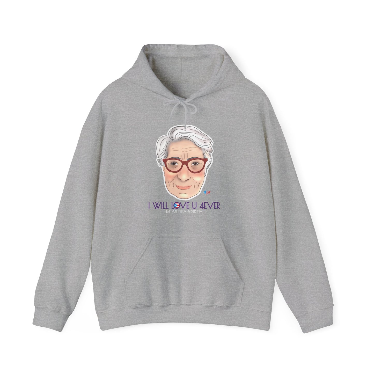 I Will Love You Forever Abuelita Boricua Unisex Heavy Blend™ Boricua-Style Hoodies