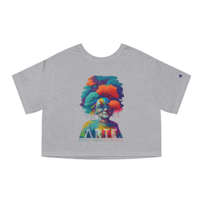 Soy Perfecta Borica Boricua  Flowy Cropped Tee