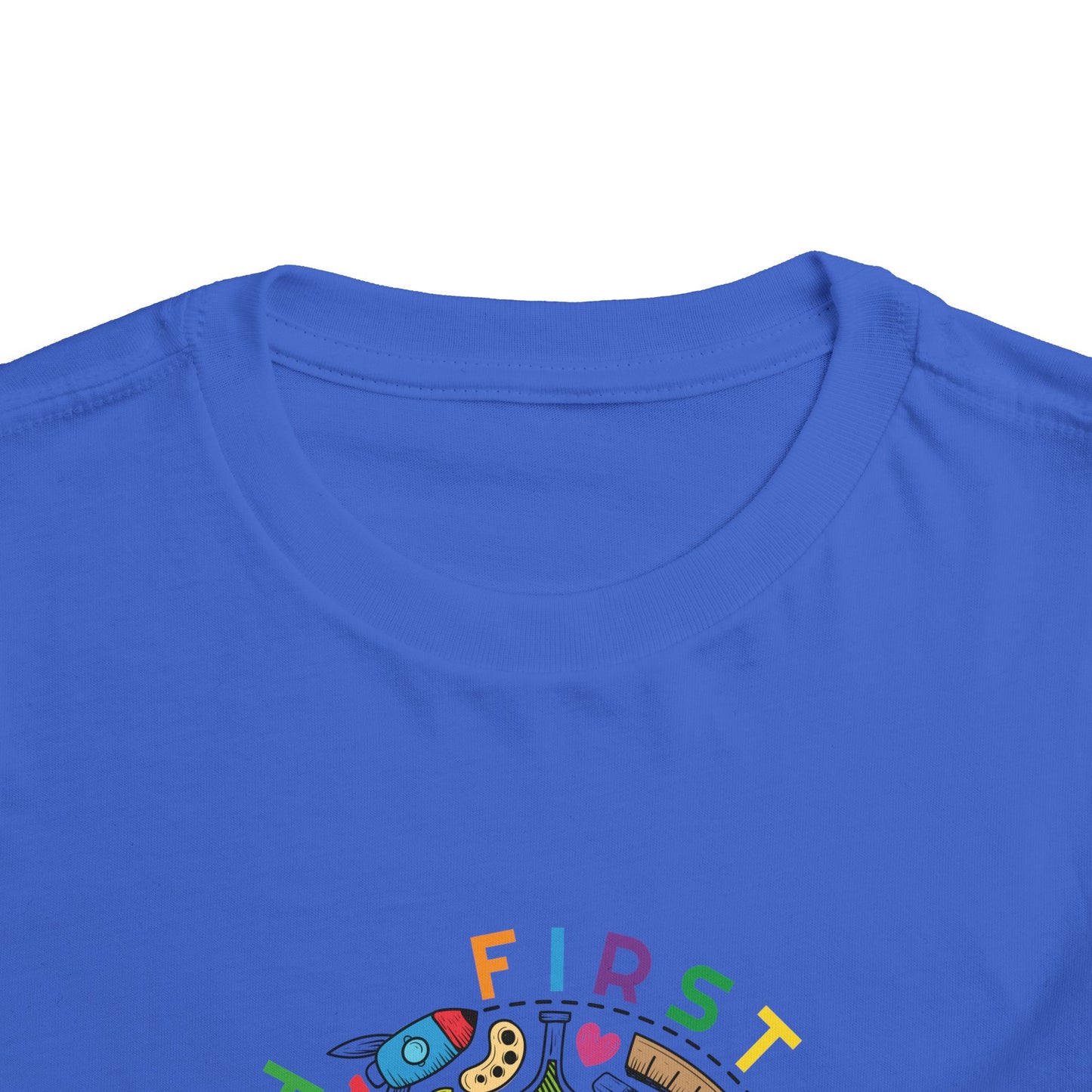 First Grade Here I Come - Back to School Boricua Toddler Short Sleeve Tee