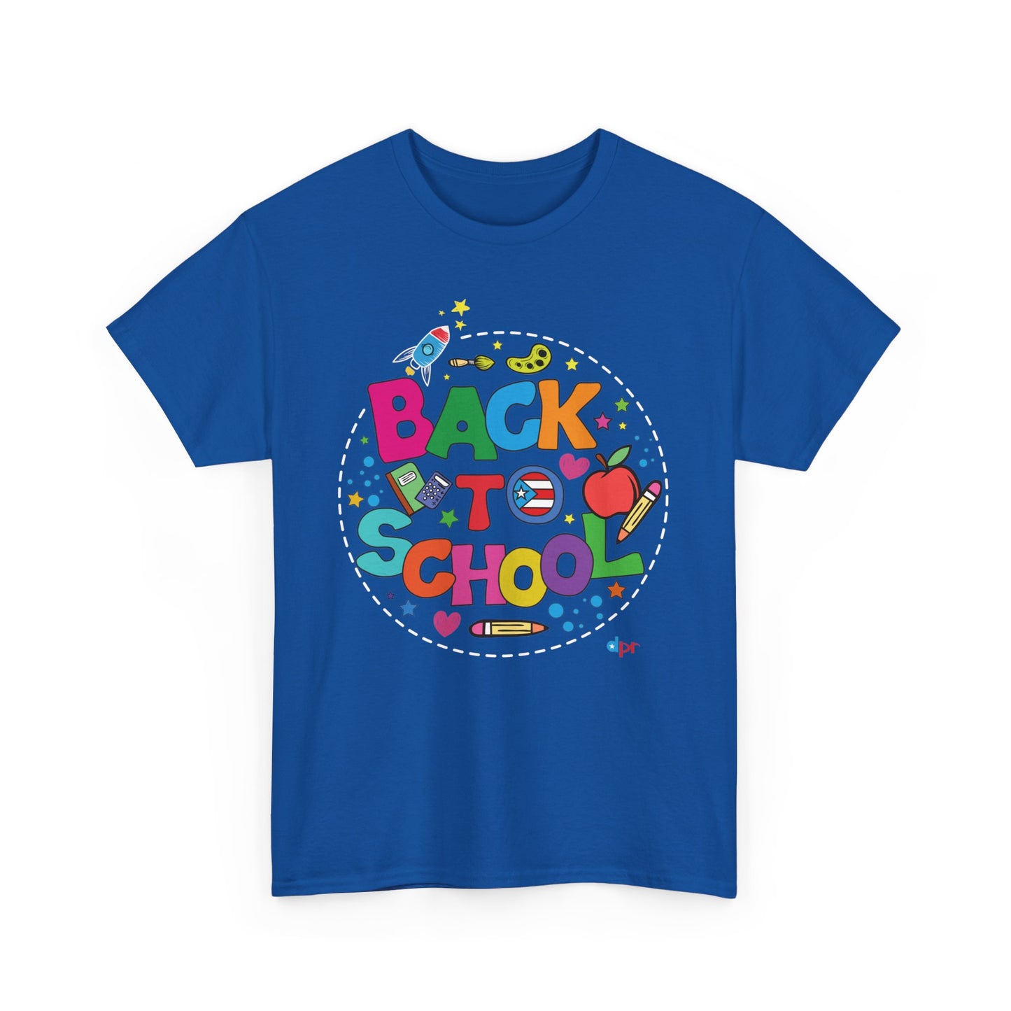 Back to School Boricua Student Heavy Cotton Tee