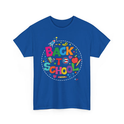 Back to School Boricua Student Heavy Cotton Tee