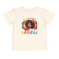 Back to School Boricua Girl Flow Toddler Short Sleeve Tee