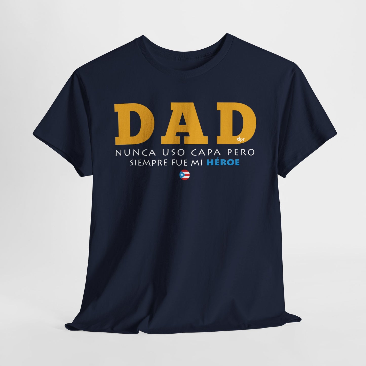 Dad Mi Héroe Yellow Unisex Heavy Cotton Tee