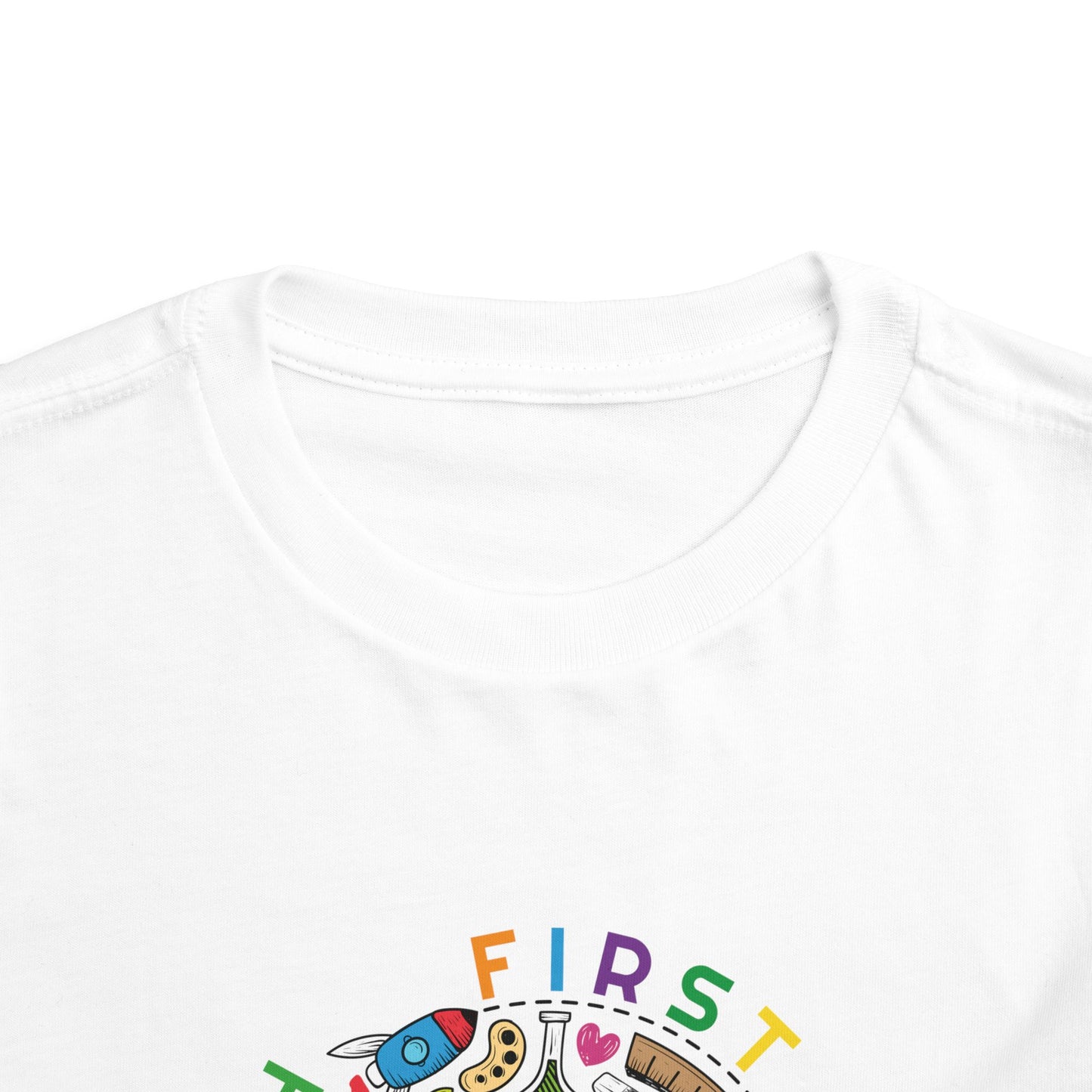 First Grade Here I Come - Back to School Boricua Toddler Short Sleeve Tee