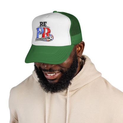 Puerto Rico Fire Soccer ball REPresentando Trucker Caps FREE SHIPPING