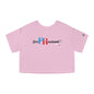 Puerto Rico Soccer ball Cropped Tee | RePResentando™ Women's Flowy Crop Top | Boricua Soccer ball Shirt