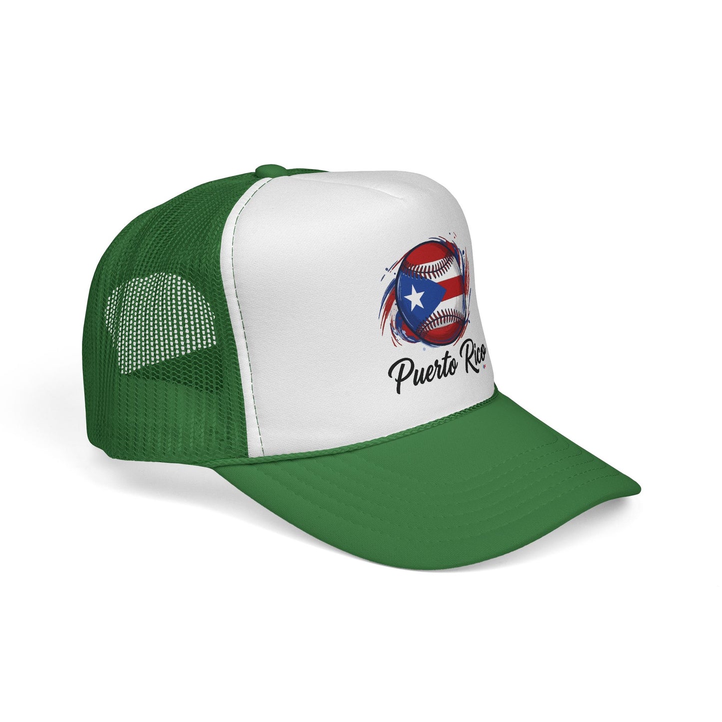Puerto Rico Baseball Flag Trucker Caps FREE SHIPPING