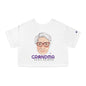 Grandma The Real Influencer Women's Flowy Cropped Tee