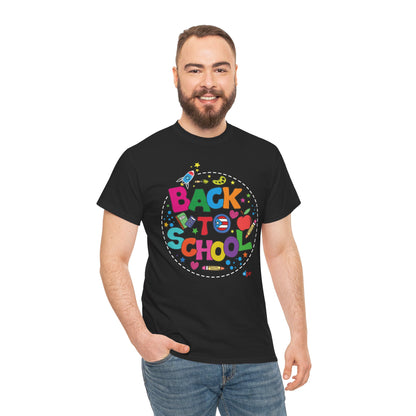 Back to School Boricua Student Heavy Cotton Tee