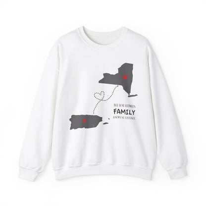 Love in the distance New York Unisex Heavy Blend™ Crewneck Sweaters