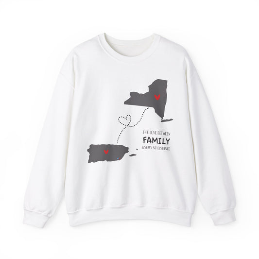 Love in the distance New York Unisex Heavy Blend™ Crewneck Sweaters