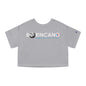 BORINCANO aunque naciera en la luna Flowy Cropped Tee