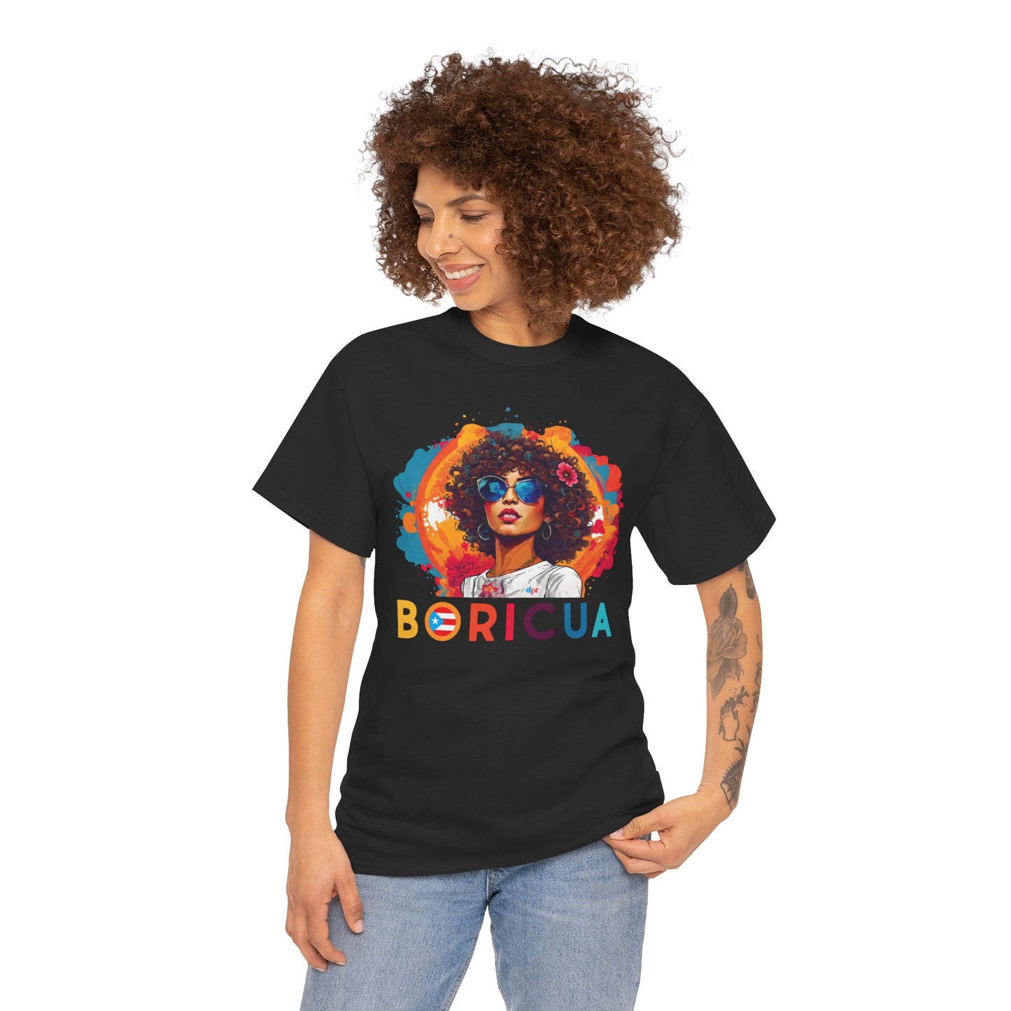 Boricua Girl Colors Unisex Heavy Cotton Tee