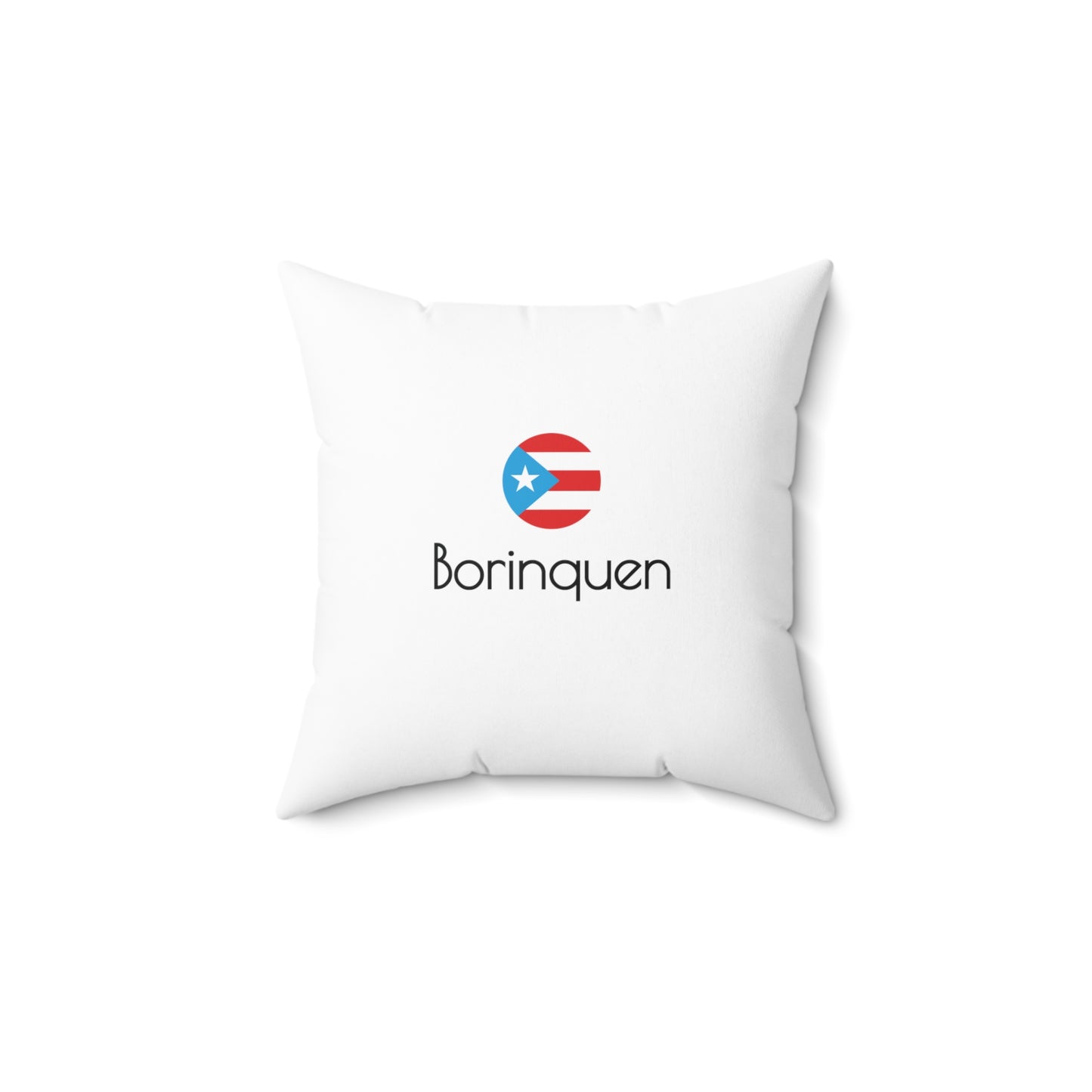 Abuela Boricua Always Here Never Left Spun Polyester Square Pillow