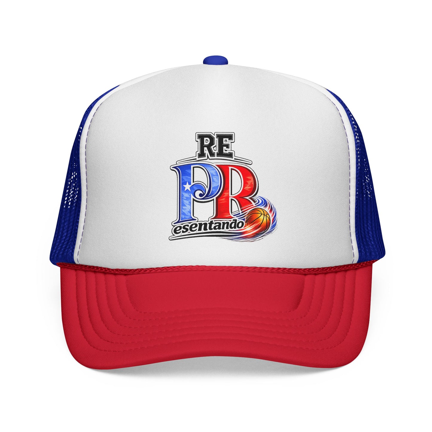 Copy of Soccer Mom Boricua Red Bow Puerto Rican Flag Trucker Caps FREE SHIPPING