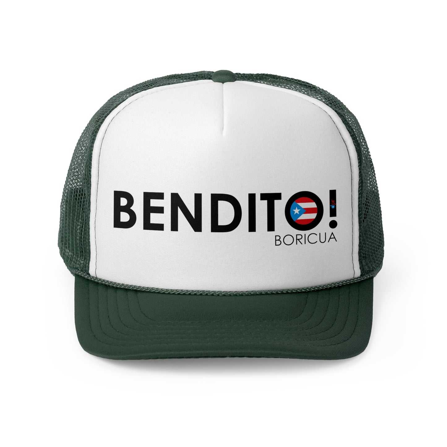 Bendito! Boricua Puerto Rican Pride Trucker Caps FREE SHIPPING