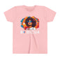 BORICUA Girl Black Youth Short Sleeve Tee