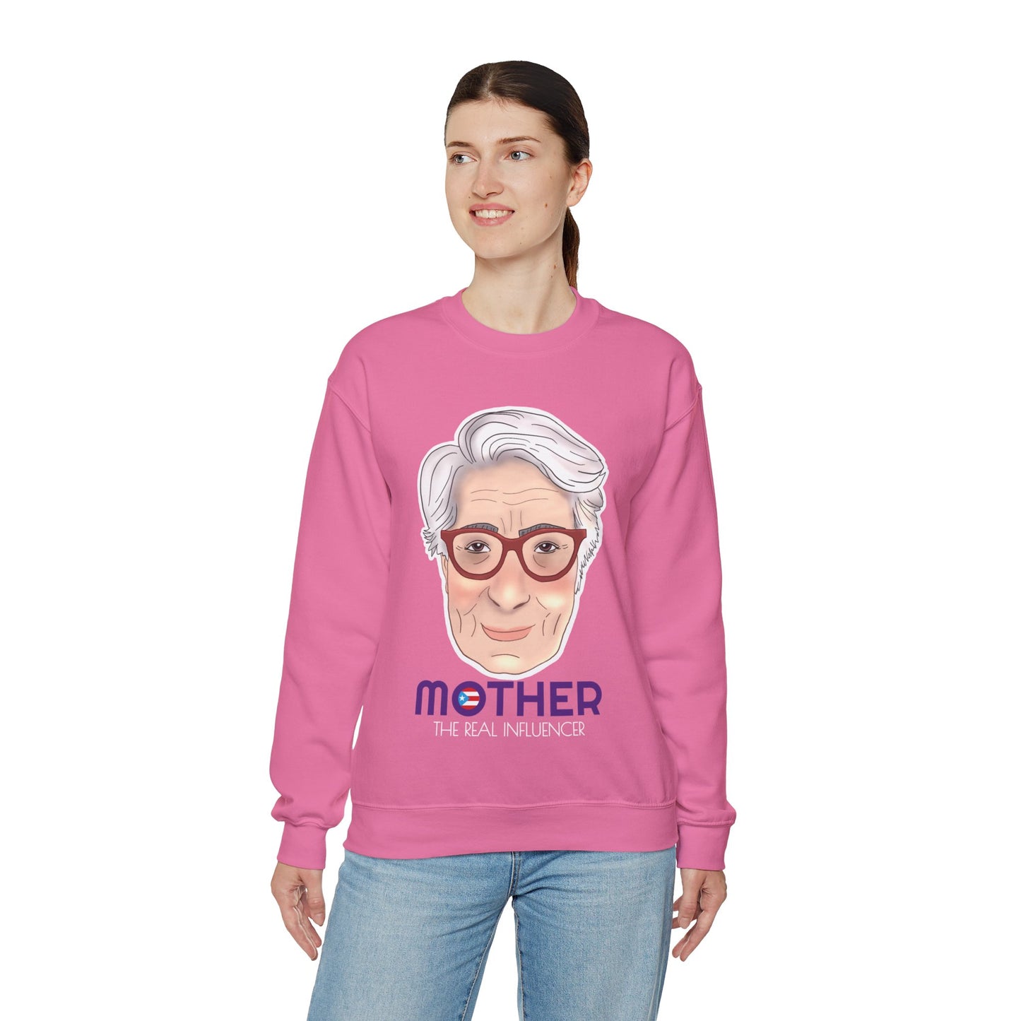 Mother The Real Influencer Heavy Blend™ Crewneck Sweatshirt