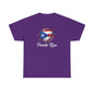 Puerto Rico Volleyball Flag | Unisex Heavy Cotton T-Shirt