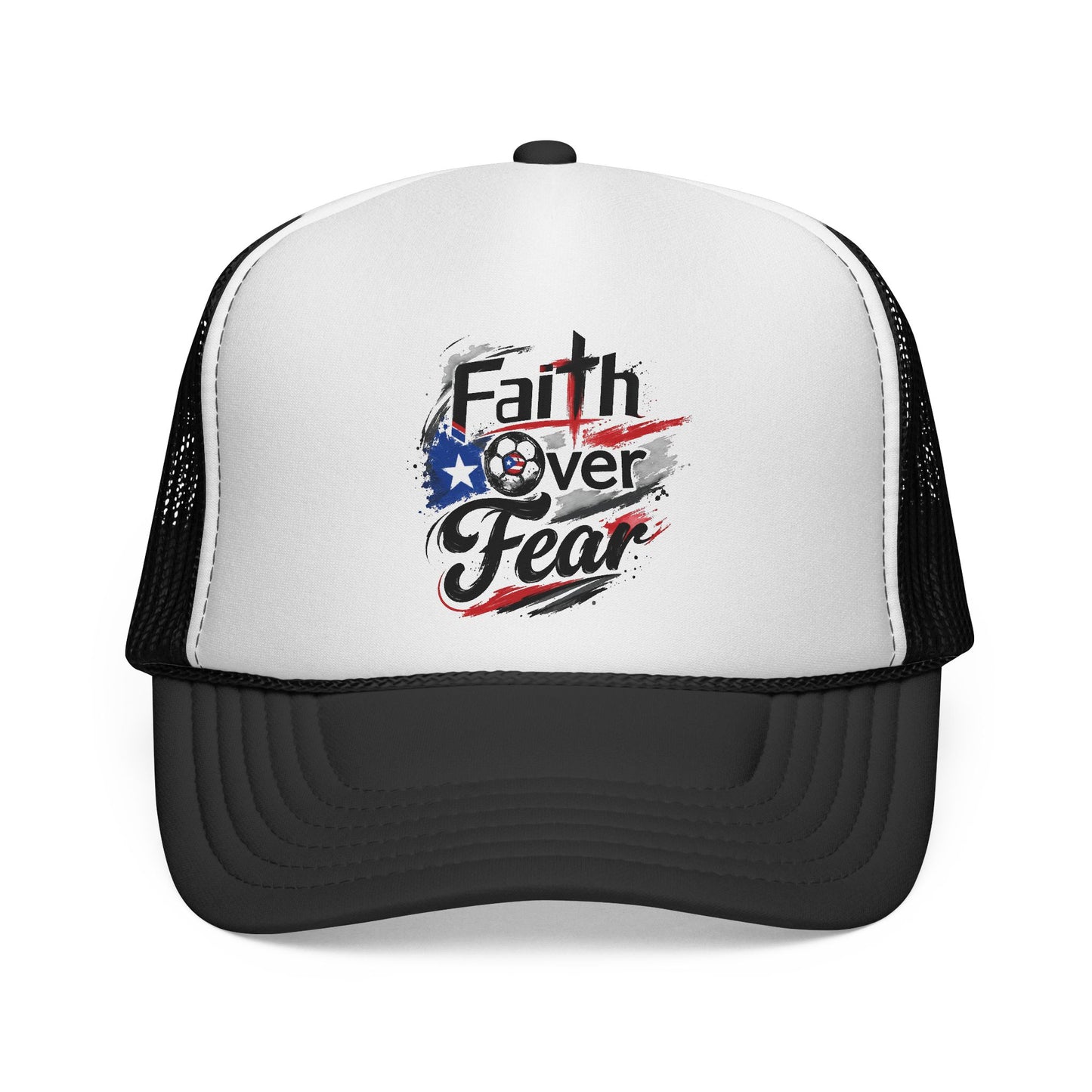 Copy of Puerto Rico Fire Soccer ball REPresentando Trucker Caps FREE SHIPPING