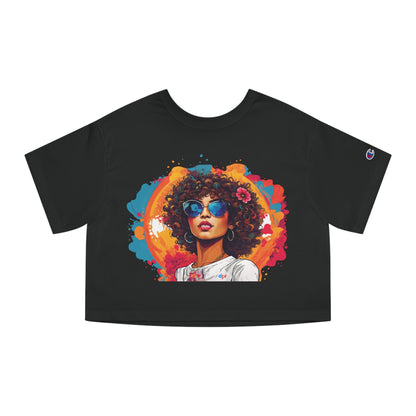 Mosaico Girl Women's Flowy Cropped Tee