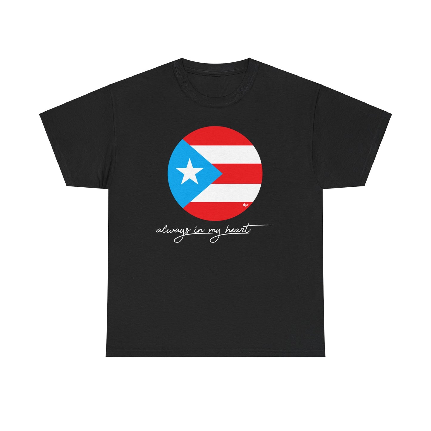 Puerto Rico Always in my Heart Unisex Heavy Cotton Tee