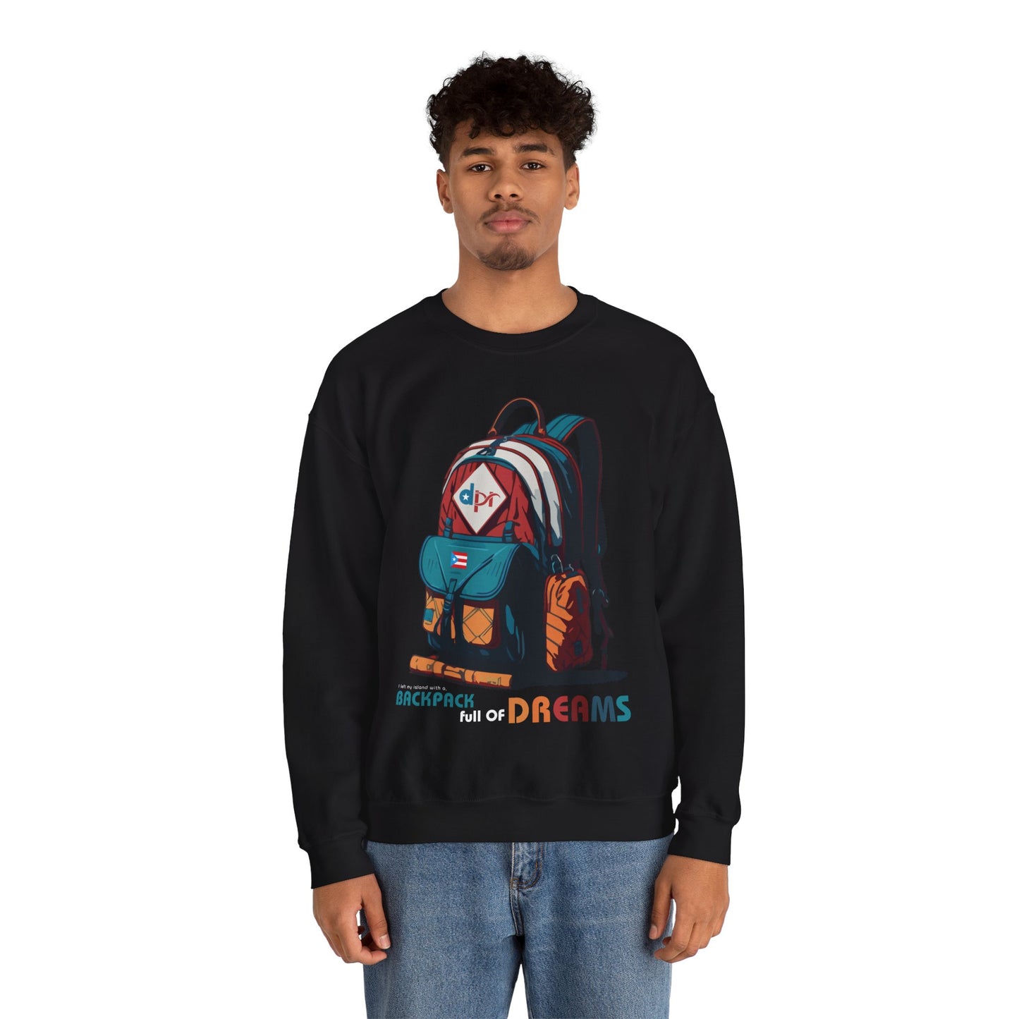 Backpack full of Dreams Unisex Heavy Blend™ Crewneck Sweaters