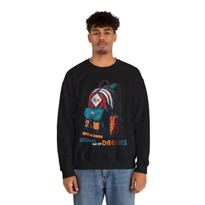 Backpack full of Dreams Unisex Heavy Blend™ Crewneck Sweaters
