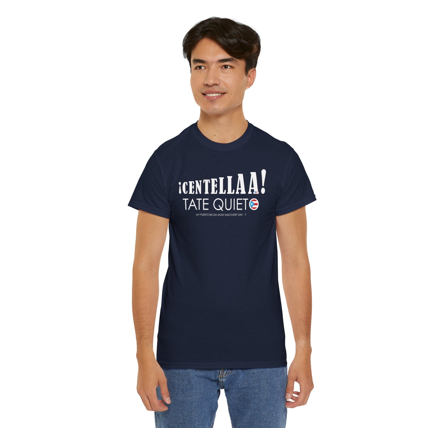 CENTELLA! Puerto Rican Mom  Unisex Heavy Cotton Tee