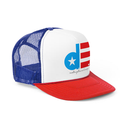 De Puerto Rico nuestra patria en el corazón Puerto Rican Pride Trucker Caps FREE SHIPPING