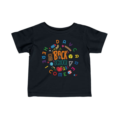 Daycare Here I Come - Back to School Boricua Infant Fine Jersey Tee