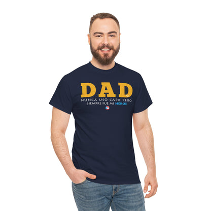 Dad Mi Héroe Yellow Unisex Heavy Cotton Tee