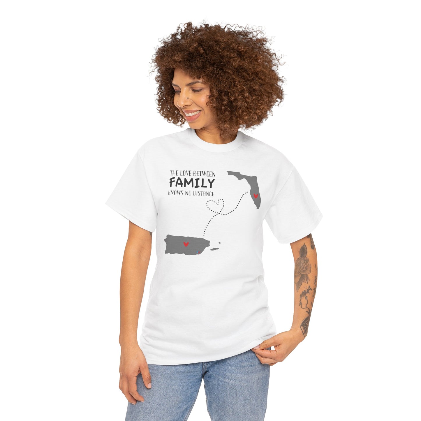 Love in the Distance Florida Unisex Heavy Cotton Tee