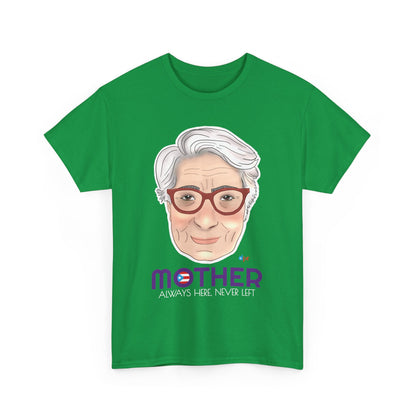 Mamá Boricua Always Here Never Left Heavy Cotton Tee