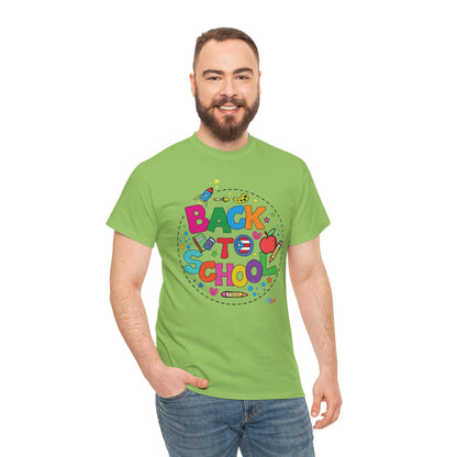 Back to School Boricua Student Heavy Cotton Tee