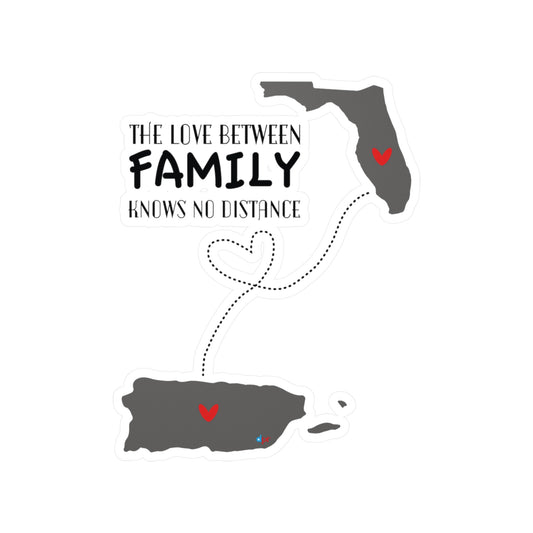 Love in the distance Florida Waterproof Kiss-Cut Vinyl Decals