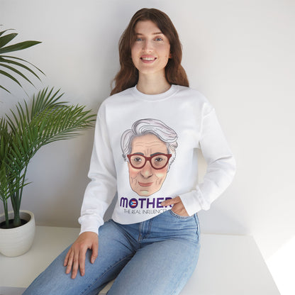 Mother The Real Influencer Heavy Blend™ Crewneck Sweatshirt