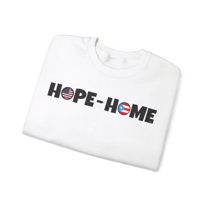 HOPE HOME BANDERA PUERTO RICO Heavy Blend™ Crewneck Sweaters