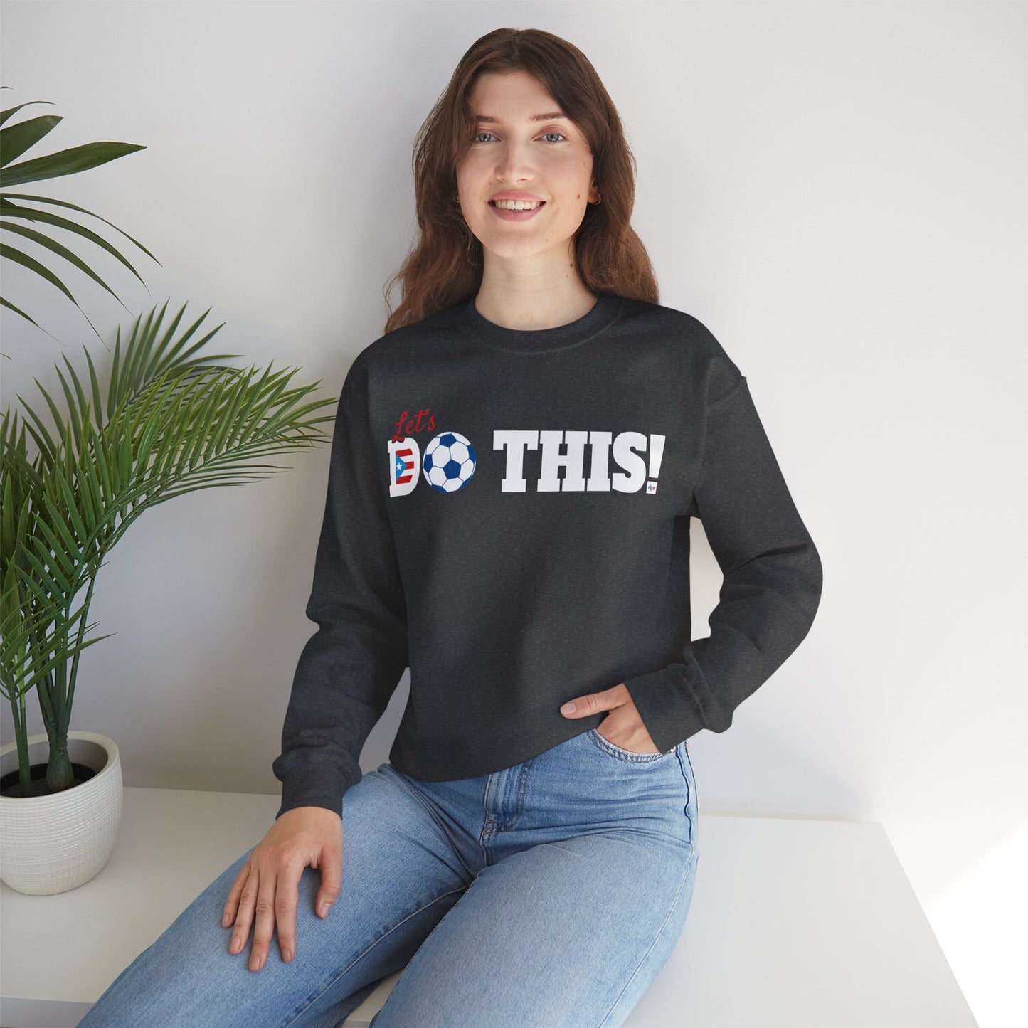 Let's Do This Soccer Heavy Blend™ Crewneck Sweatshirt