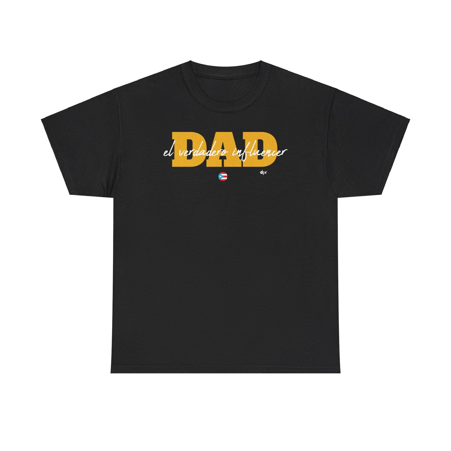 Dad El Verdadero Influencer Yellow Unisex Heavy Cotton Tee