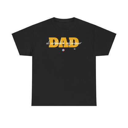 Dad El Verdadero Influencer Yellow Unisex Heavy Cotton Tee