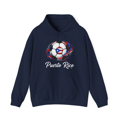 Puerto Rico Soccer ball Unisex Heavy Blend™ Boricua-Style Hoodies