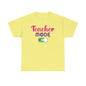 Teacher Mode ON - Back to School Boricua Teacher Heavy Cotton Tee