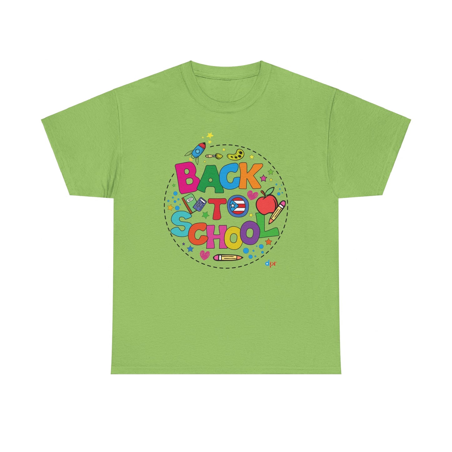 Back to School Boricua Student Heavy Cotton Tee